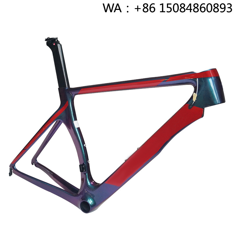 Carbon Bike Frame - Maßgefertigter Vollcarbon-Rennradrahmen Ultraleichter Rennradrahmen OEM Kundenspezifische