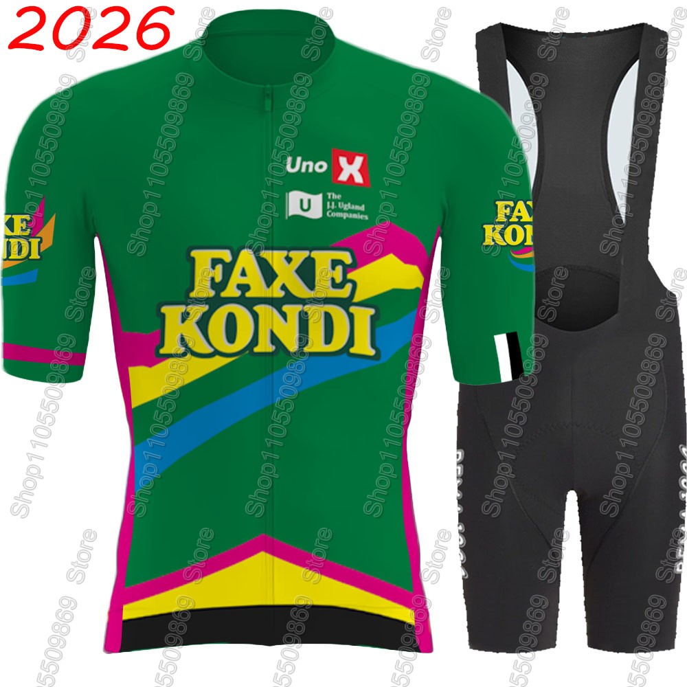 Cycling Gear Jersey - UNO X 2026 Pro Team Radsport-Trikot-Set