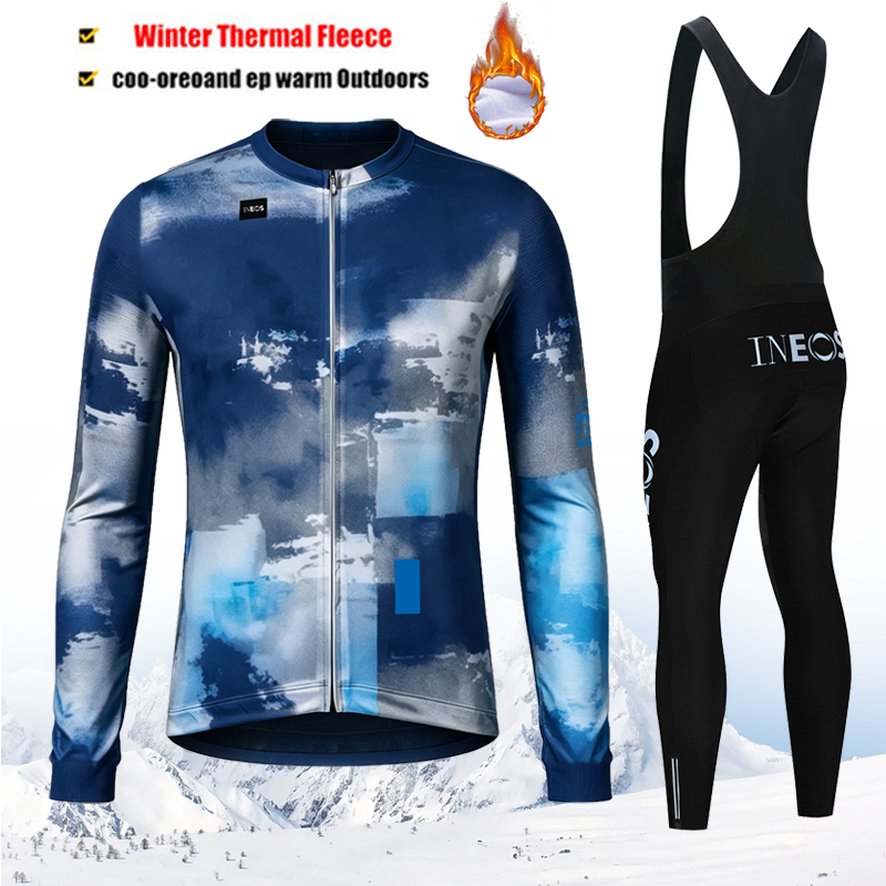Cycling Gear Jersey - 2027 INEOS Pro Team – Thermofleece-Radsportbekleidung
