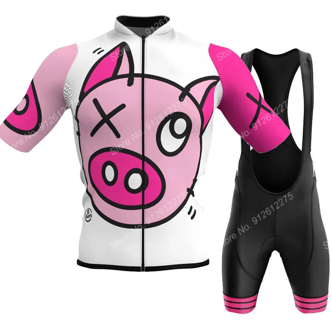 Set Cartoon Comic Schwein 2023 – Cycling Bib Shorts Bewertung und Preis